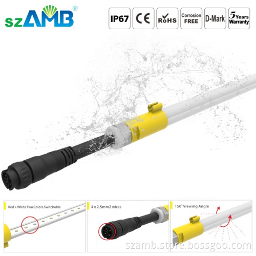 warranty 120lm/W 200W led flicker free tunnel light
